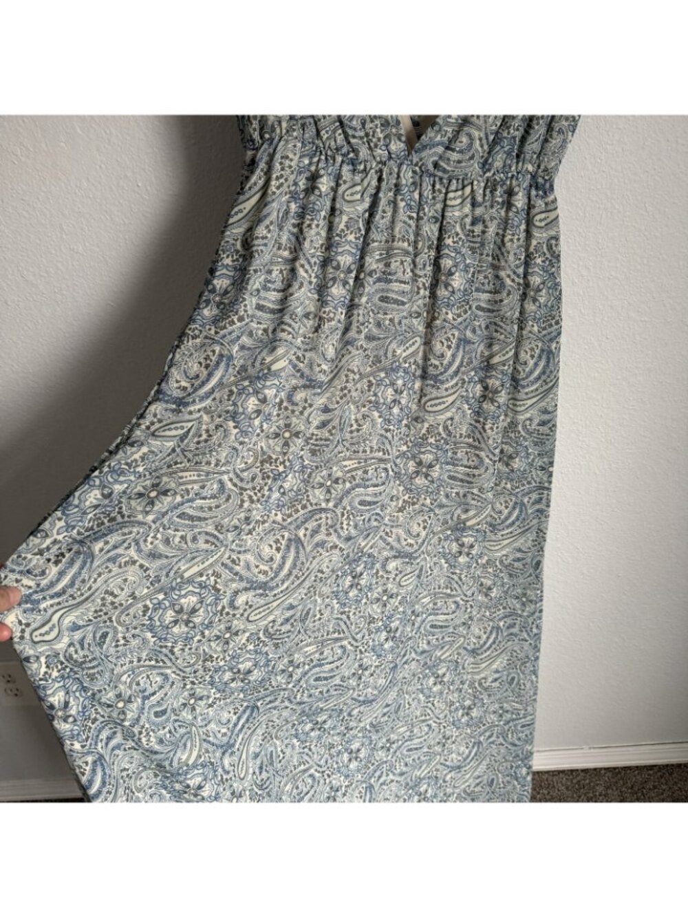 HM Dress Size 8 Light Blue Maxi Women Flare Dress.NWT - Picture 12 of 12